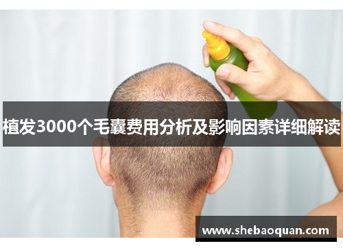 植发3000个毛囊费用分析及影响因素详细解读