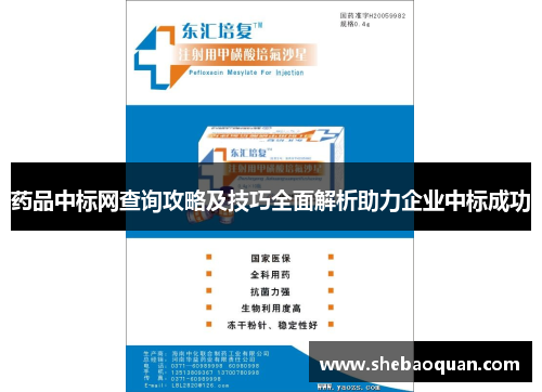 药品中标网查询攻略及技巧全面解析助力企业中标成功 药品中标网查询攻略及技巧全面解析助力企业中标成功