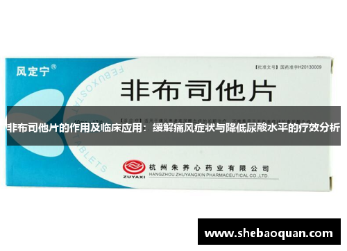 非布司他片的作用及临床应用：缓解痛风症状与降低尿酸水平的疗效分析